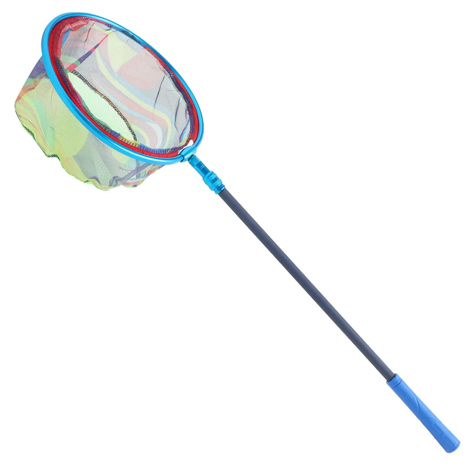 

Kids Fishing 25cm Mesh Carbon Pole Telescopic Durable Catching Net Butterfly Insect River Lake Saltwater Freshwater Camping