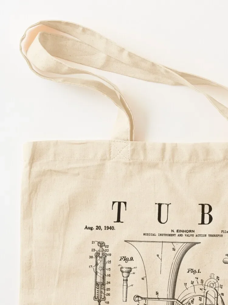 توبا خمر براءات الاختراع Tubaist Tubist رسم طباعة حمل حقيبة حقائب النساء حقيبة يد حقيبة يد نسائية حمل حقيبة قماش #3