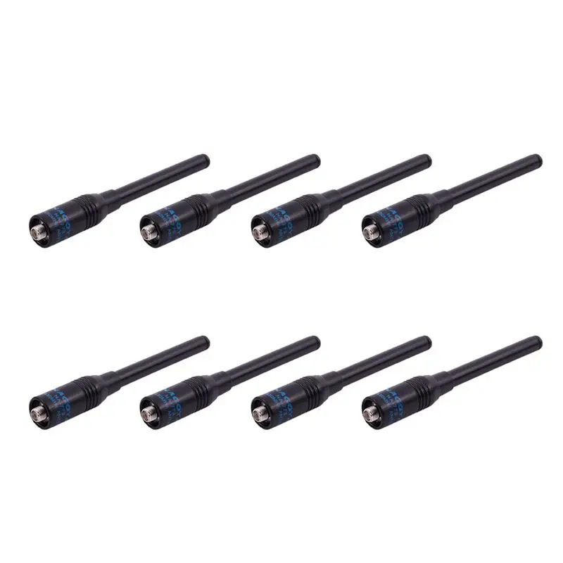 8X NA-773 SMA-F Portable Dual-Frequency Antenna For UV-5R UV-3R Radio Baofeng