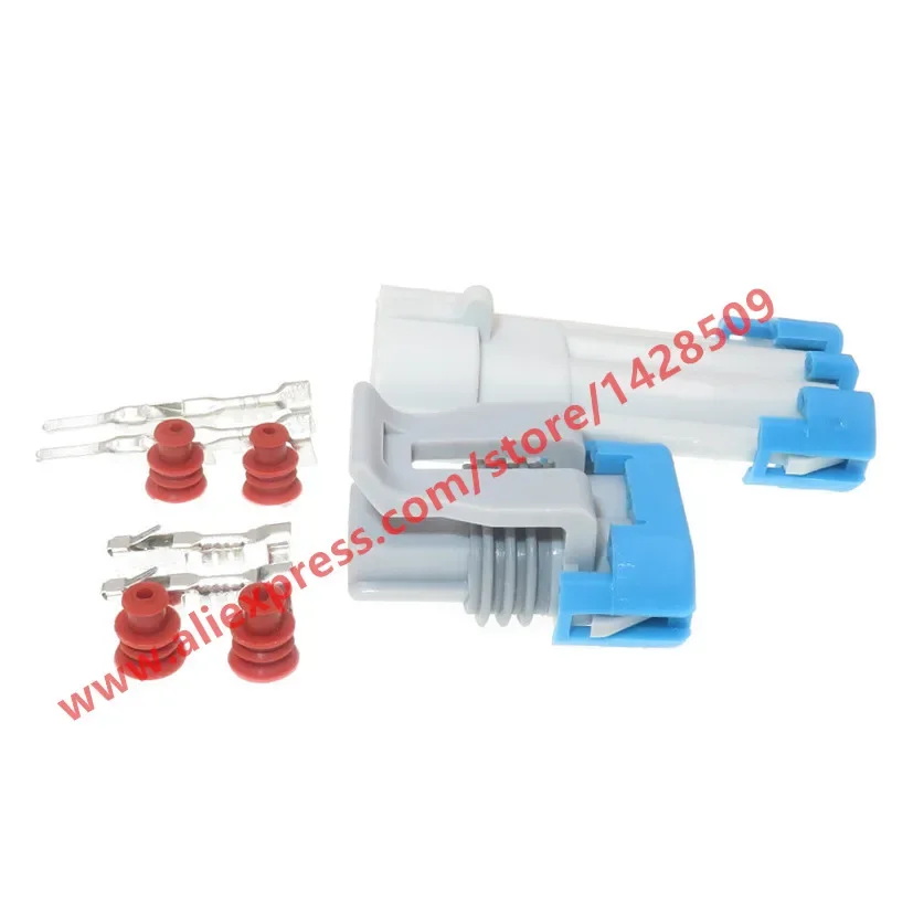 1 Set kit 2 pin way gray PA66 male and female electric Jet Valve Plug connector 12162343 12052644