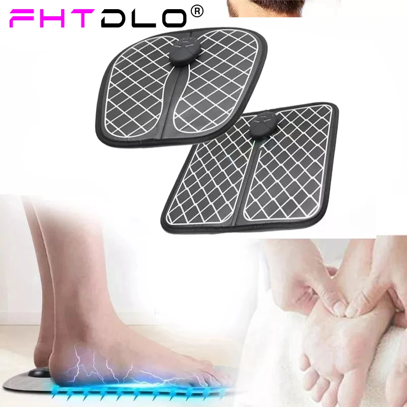 

Electric EMS Foot Massager Wireless Feet Muscle Stimulator ABS Physiotherapy Revitalizing Pedicure Tens Foot Vibrate Massage Ma