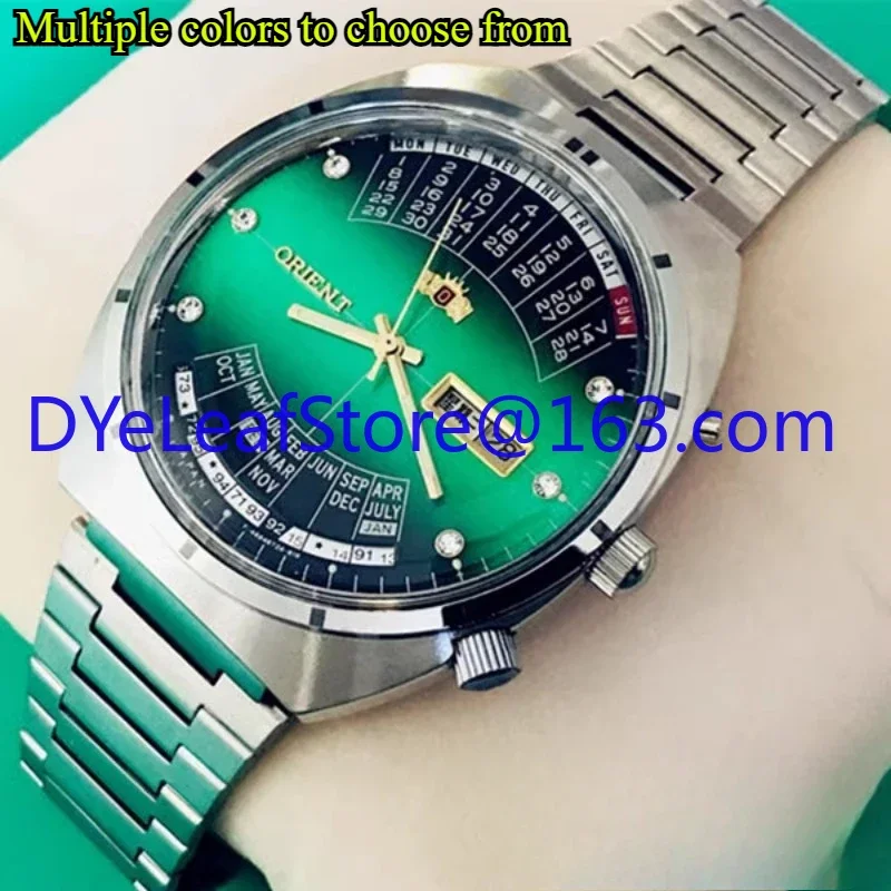 Japanese watch fashion trend Double Lion automatic mechanical watch wrist perpetual calendar