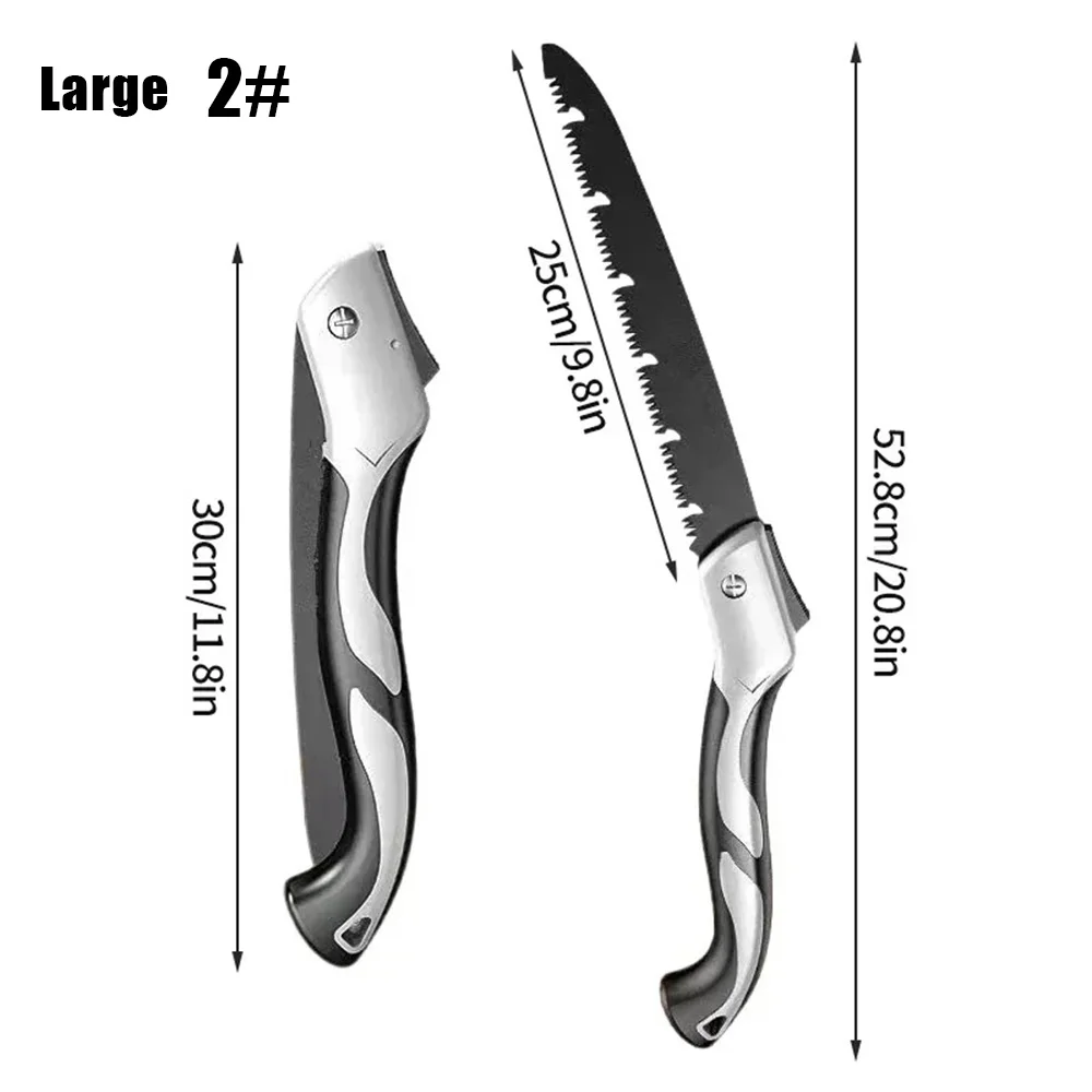 1 Pc Large Size 12-inch/30cm Folding Hand Saw, Portable Outdoor Logging Saw for Gardening, Camping & Branch Pruning
