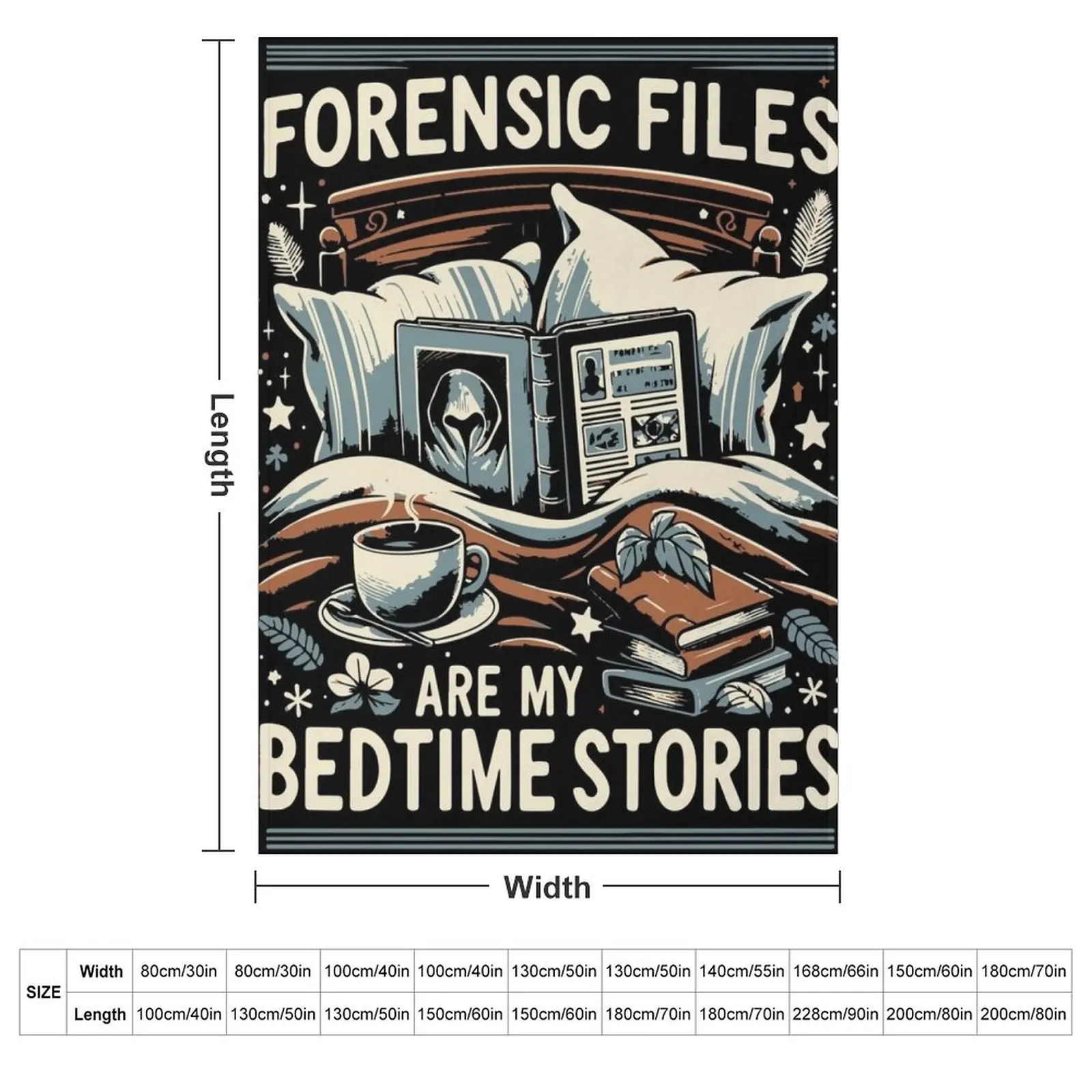 Forensic Files Bedtime Stories Throw Blanket for babies Plush Blankets