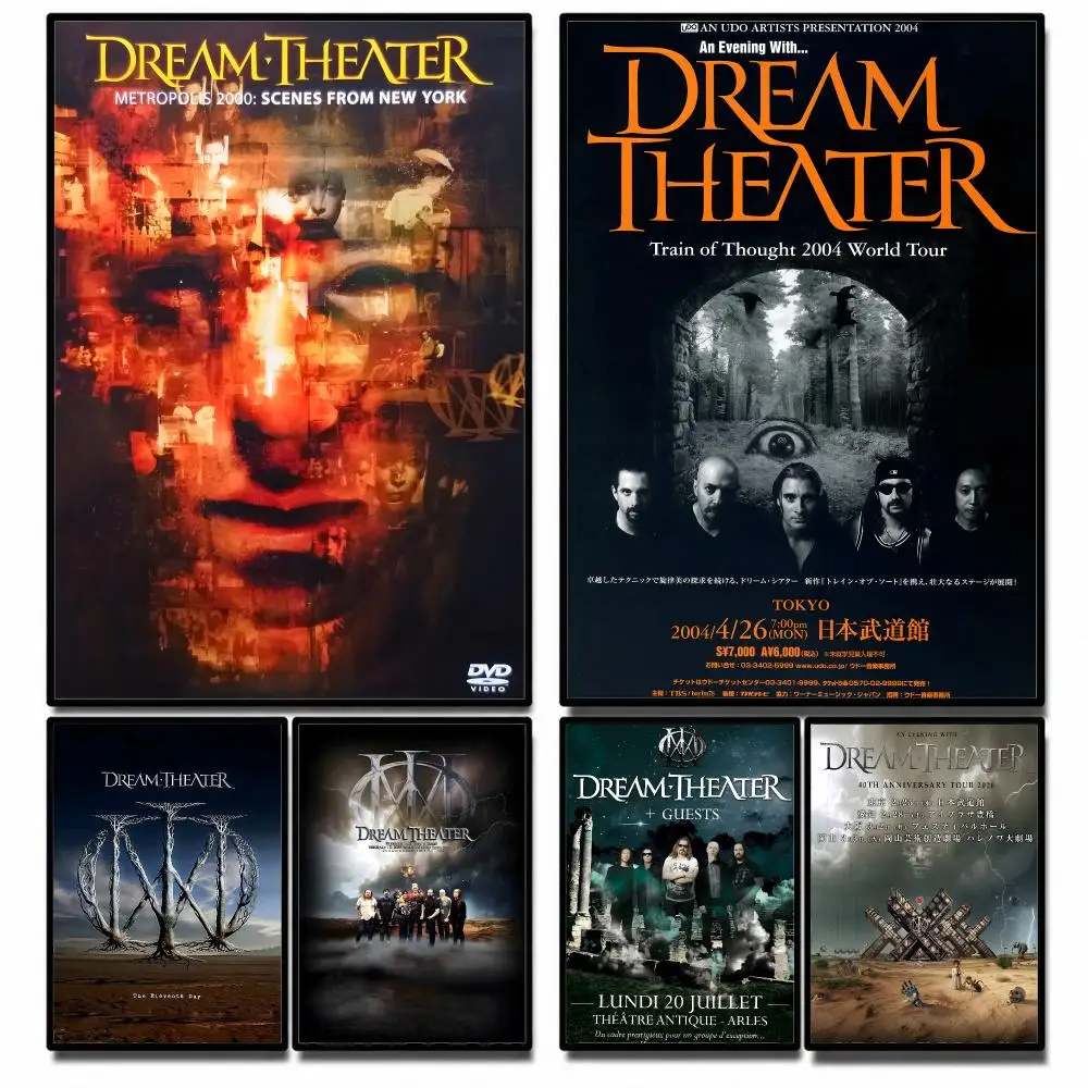 Band Dream Theater Poster High-definition  stickers, suitable for bedroom, living room, home decoration