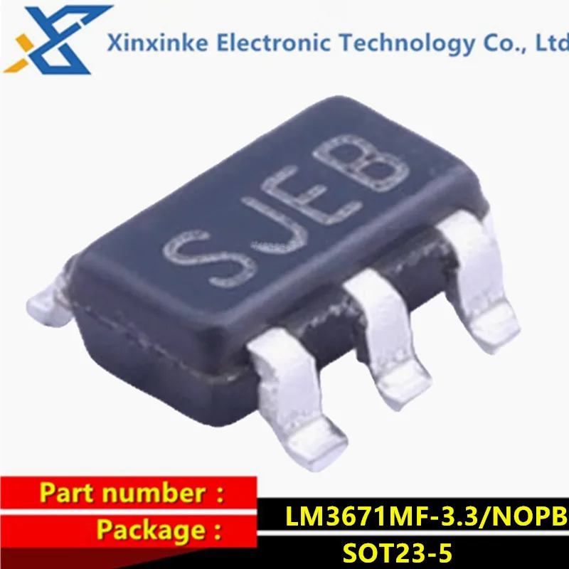 5PCS LM3671MFX-3.3 SOT-23-5 Mark：SJEB Switching Voltage Regulators 2MHZ,600MA STEP-DOWN DC-DC CONVERTER Brand New Original
