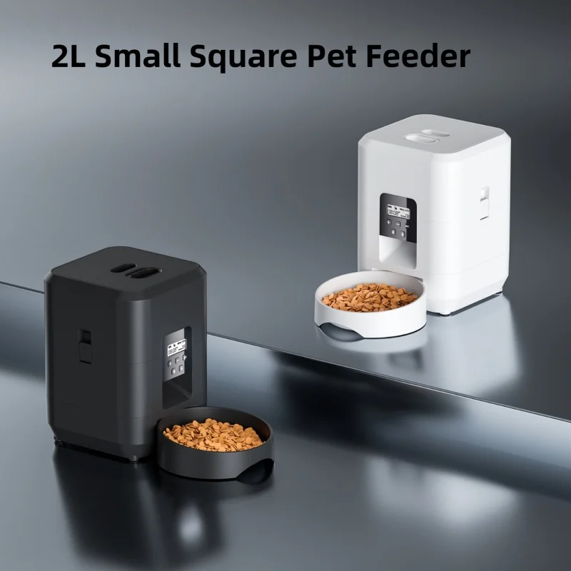 

2 L Automatic Cat Feeder WiFi Smart Feeder for Cats, Large Capacity Timed Dosing Cat Food Dispenser