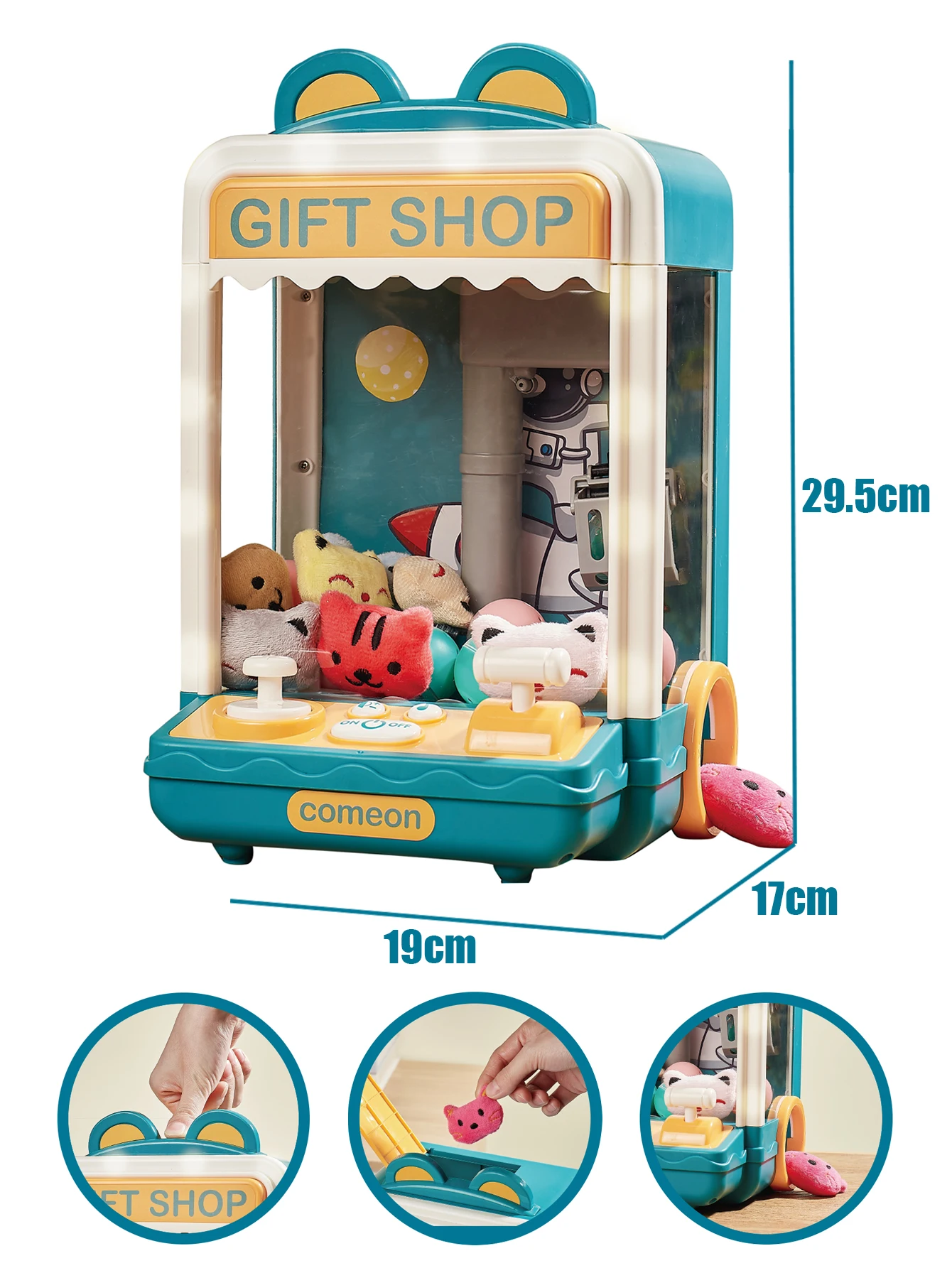 Kids Fun Mini Doll Grabbing Machine Doll Scratching Machine Children\'s Toy Clip Doll Twister Girl Boy Christmas Birthday Gift