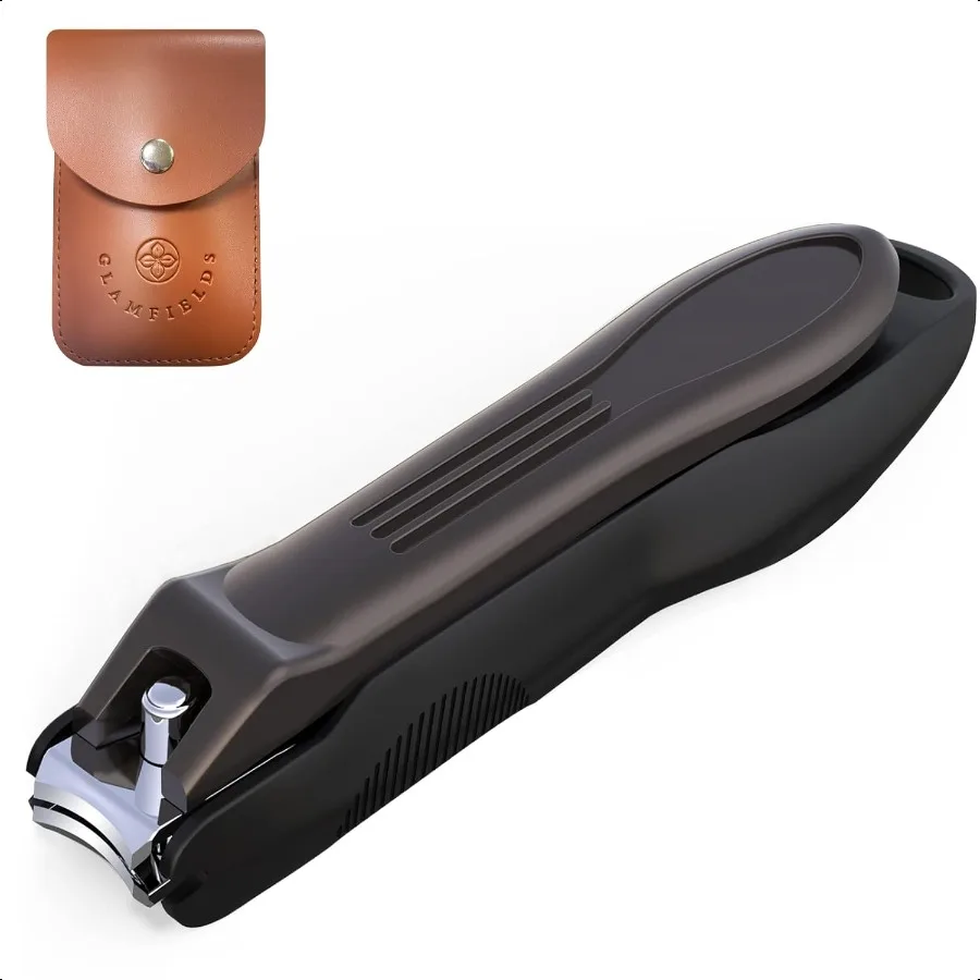 

Nail Clippers with No Splash Storage Box Large Fingernail Toenail Clipper Detachable Easy Clean Nail Cutter Trimmer with Nail F