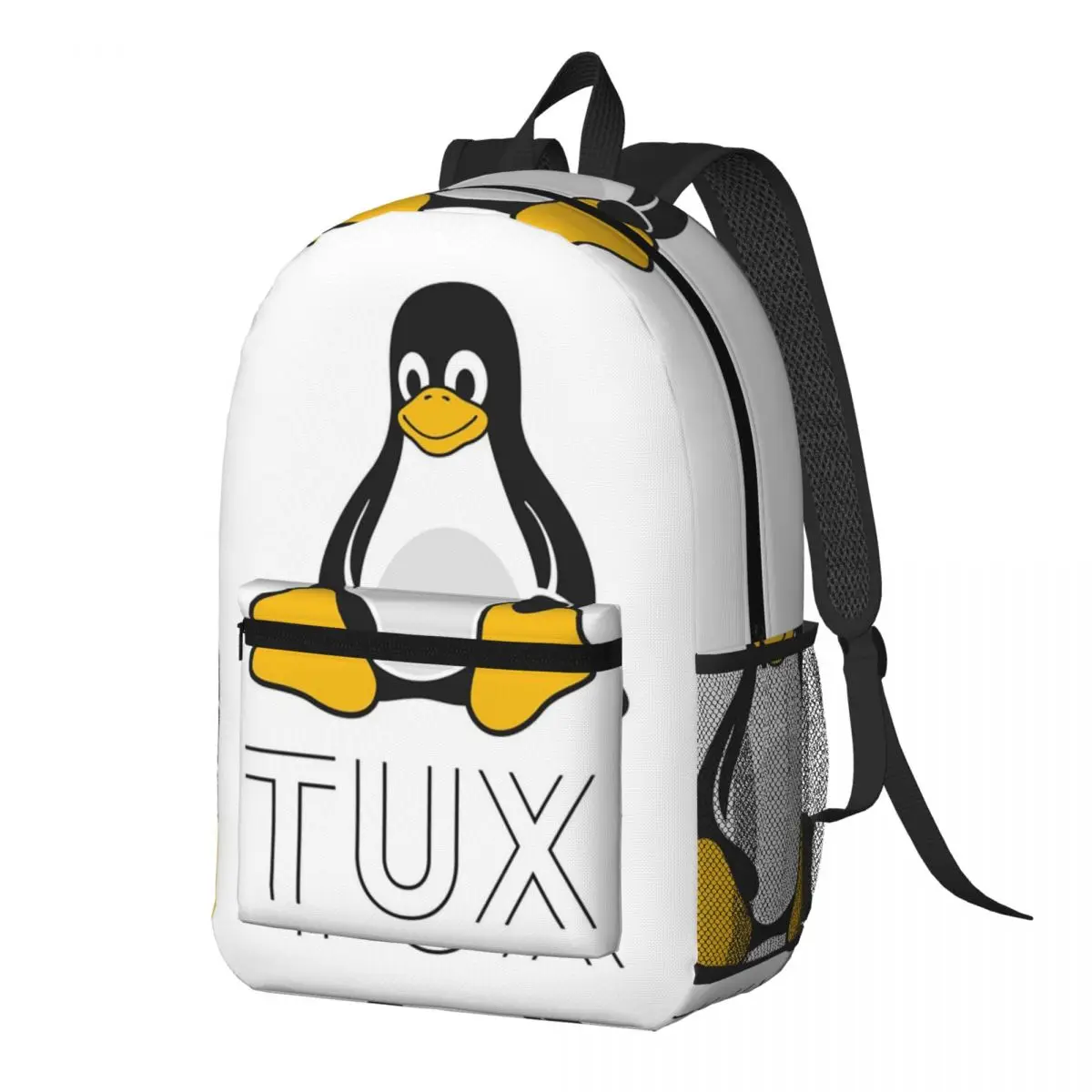 

Tux Linux Backpack Daypack Large Capacity Boys Girls BookBag School Bag Shoulder Bags for Men Women