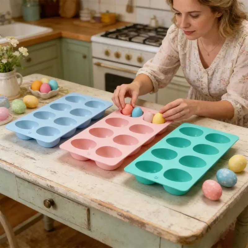 Safe Baking Forms For Chocolate Gelatin Cold Treats With 24 Cavities Each Simple Wash D2RD