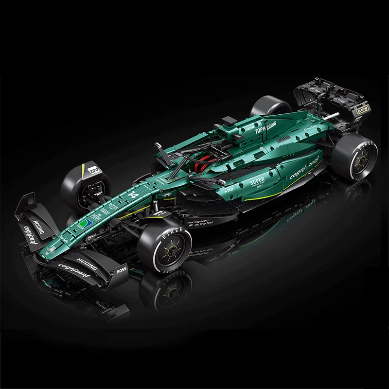جديد EIKEE Y18011 MOC نموذج سيارة فائق فريد من نوعه لتقوم بها بنفسك مكعبات بناء مستوحاة من السباق لعبة ألغاز الطوب هدايا عيد الميلاد للأطفال