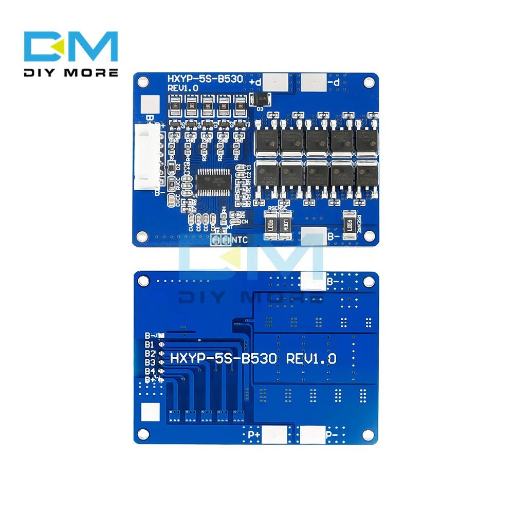 Scheda di protezione della batteria al litio agli ioni di litio 5S modulo di alimentazione 18V 21V scheda di protezione del caricatore BMS 18650 con