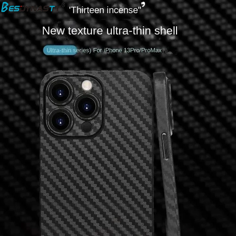 0.3mm Ultra Thin Carbon Fiber PP Phone Case For iphone 16 Pro 15 13 12 Mini 11 14 Pro Max Slim Back Cover Funda 14 15 16 Plus