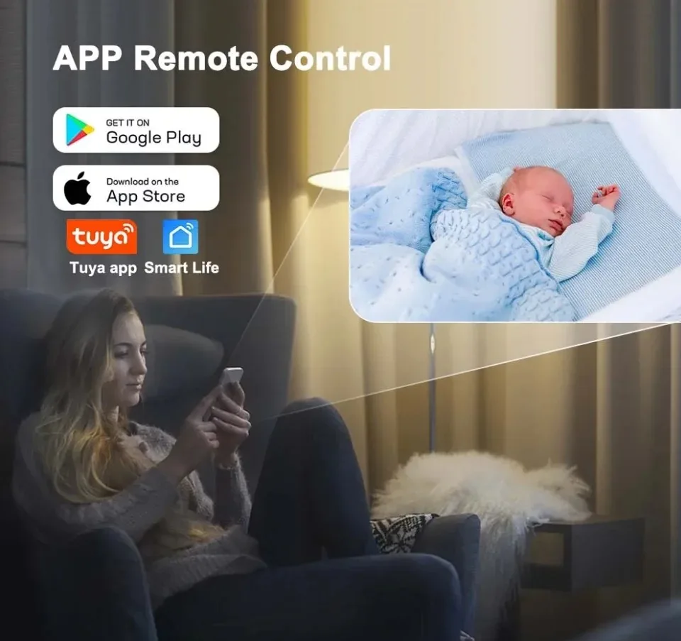 Tuya 5K 10MP Outdoor Security Camera, Dual Lens PTZ Auto Tracking, WiFi 24/7 Record, Works with Alexa Google Assistant