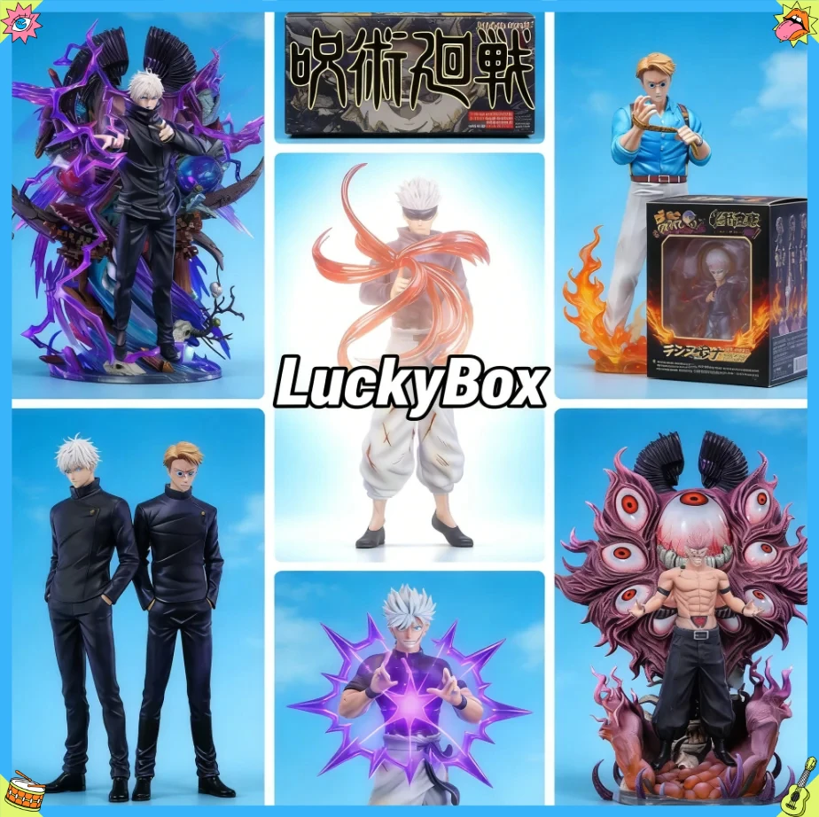 

Jujutsu Kaisen Anime Blind Box Figures Sorcerer Character Collection PVC Mini Model Collectible Toy Gift