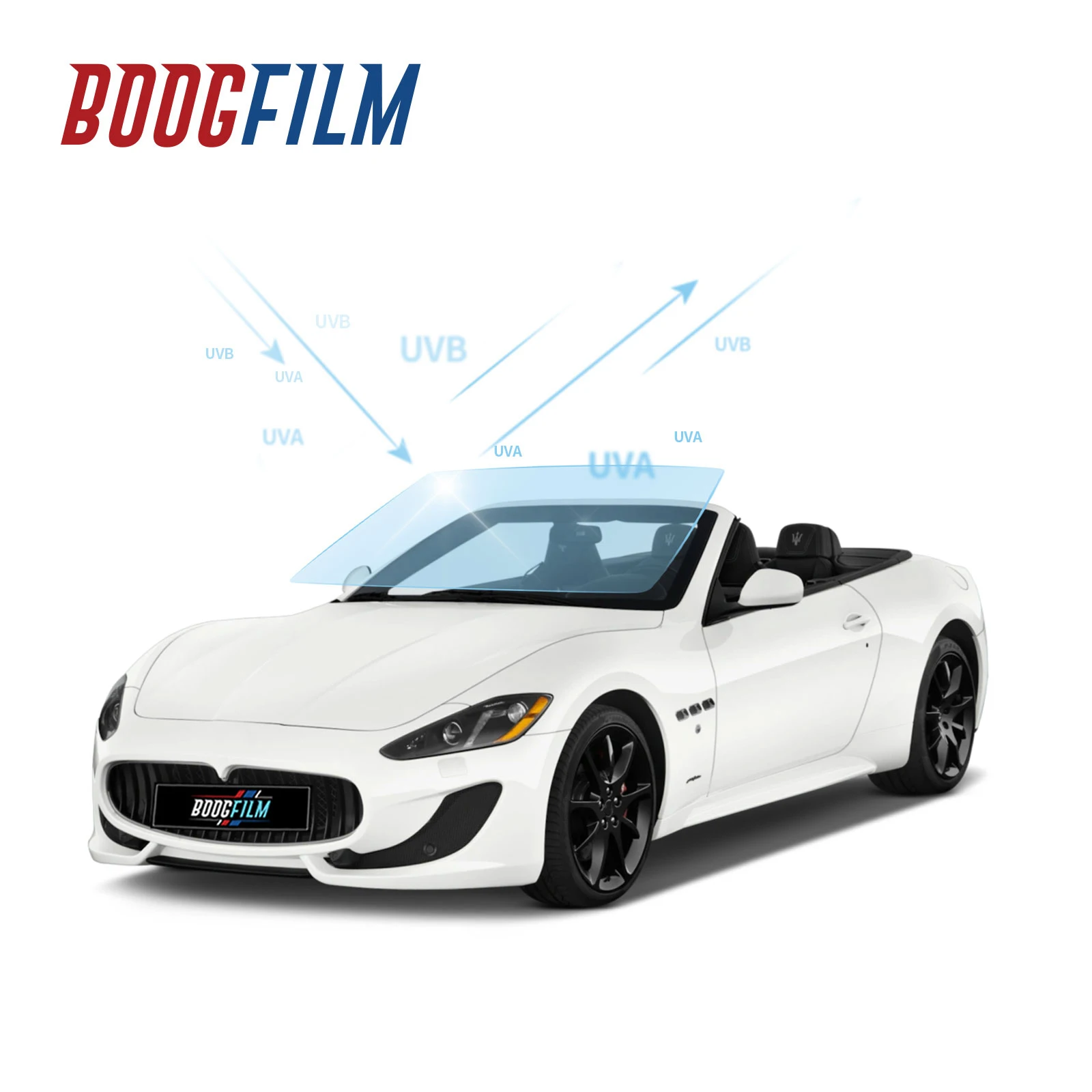 BOOGFILM Instant Self-Healing KPU Base Anti-Scratch Car Windshield Protection Film with Easy Installation Good Shrinking Feature
