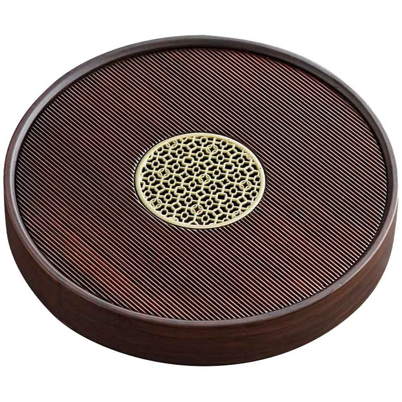 

1 PCS Tea Tray Tea Board Storage Tea Table Tea Plate Tea Saucer Round Chinese Tea Set Bamboo