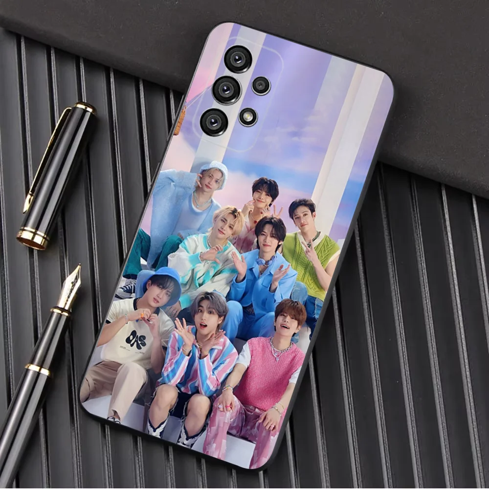 Kpop S-StrayS_K-Kids Phone Case For Samsung Galaxy A13,A21s,A22,A31,A32,A52,A53,A71,A80,A91 Soft Black Shell