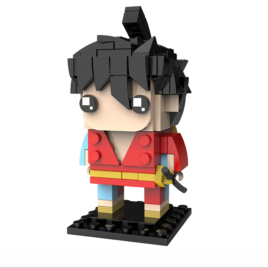 10 أنماط قطعة واحدة لوفي/نامي/أوسوب/زورو/المروحية انمي ياباني الأجهزة الطرفية لعبة الطوب مكتب الحلي هدايا لصبي Souptoys