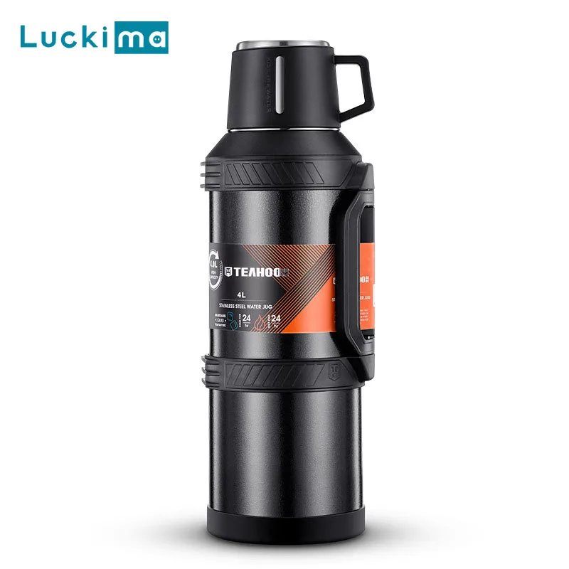 

Outdoor Sport Thermos Water Kettle 2.3/3L Traveling Bottle Thermal Insulation Pot 48 Hours Keep Warm/Cold Car Insulated Cup Mug