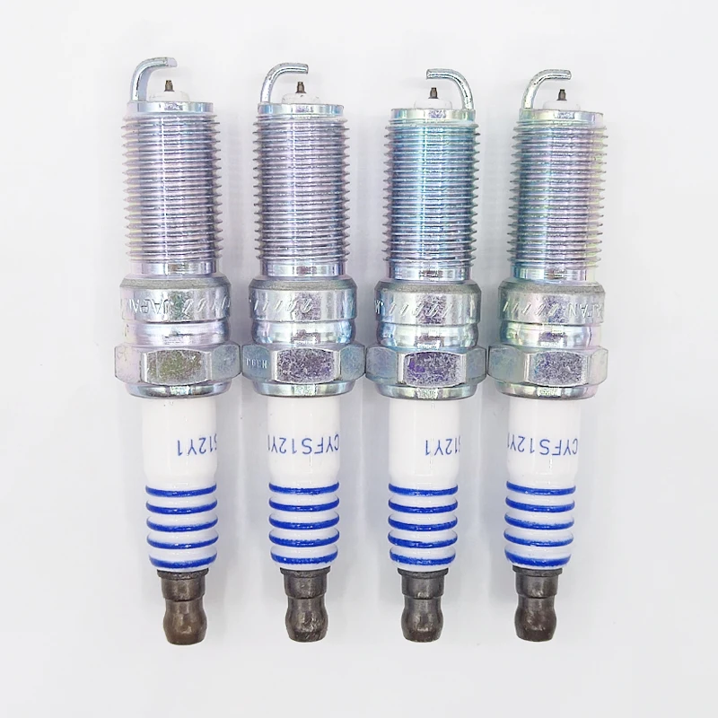 4PCS SP-535 CYFS12Y1 Iridium Spark Plug Candles For Ford Focus C-Max Lincoln SP535 CYFS12Y1 SP 535 CYFS-12-Y1