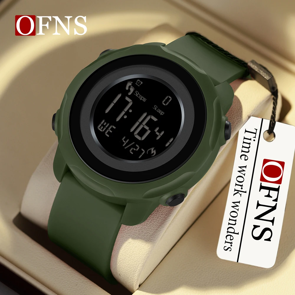 

OFNS 6121 New Men's Electronic Watch Personalized Minimalist Watch Sports Waterproof Date Timer Men's Watch Watch 2024