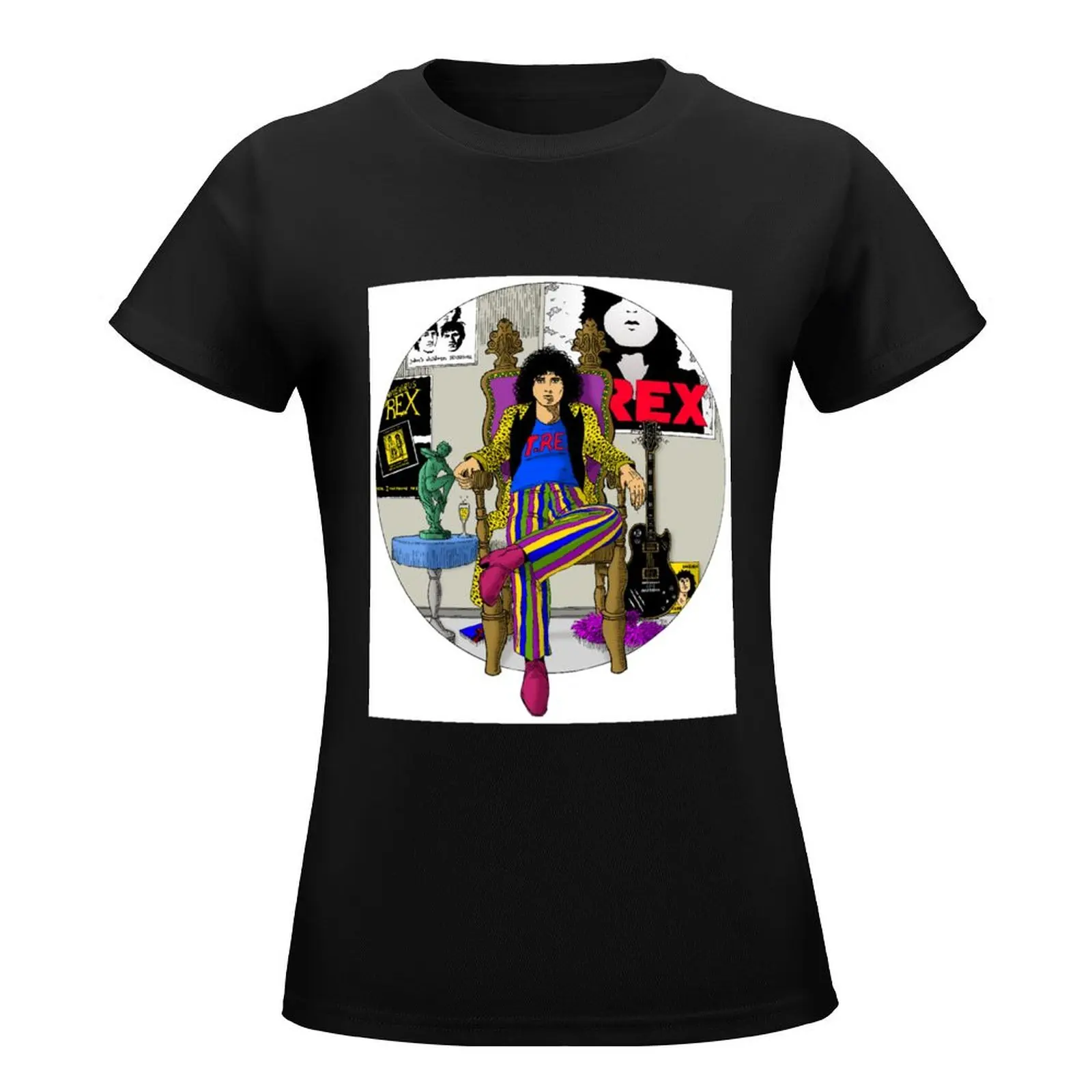 Marc Bolan - 20th Century Boy T-Shirt funny Aesthetic clothing Women's summer blouses 2024