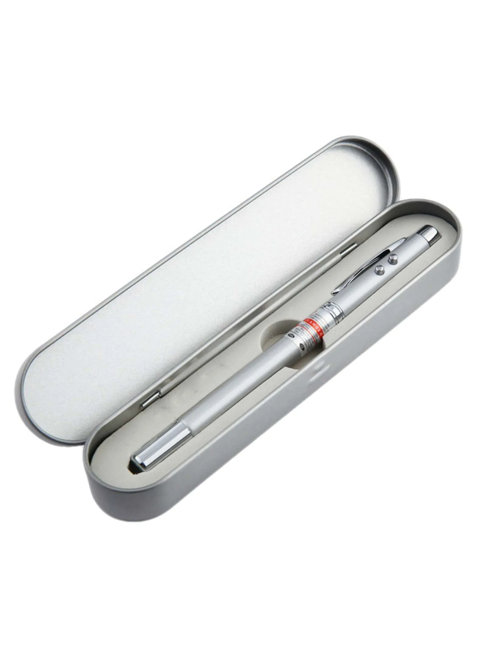 Bview Art 다기능 개폐식 LED 손전등, PPT 레이저 포인터, 다기능 개폐식 채찍, 4 in 1, 1 개