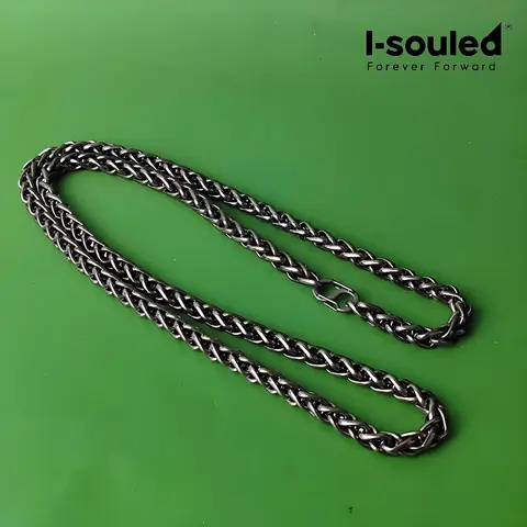 Hypoallergenic Pure Titanium Necklace 4mm/7mm Waterproof Lightweight Jewelry for Men Women