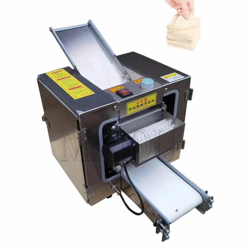 Automatic Dough Sheeter Machine Electric Dumpling Skin Noodle Cutter Maker Machine