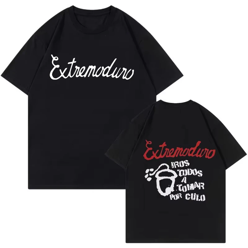 Unisex Fashion Rock Band Extremoduro Print Short Sleeve Kids T Shirt Men Graphic Vintage T-Shirt Y2k Hip Hop Tees Tops Clothes