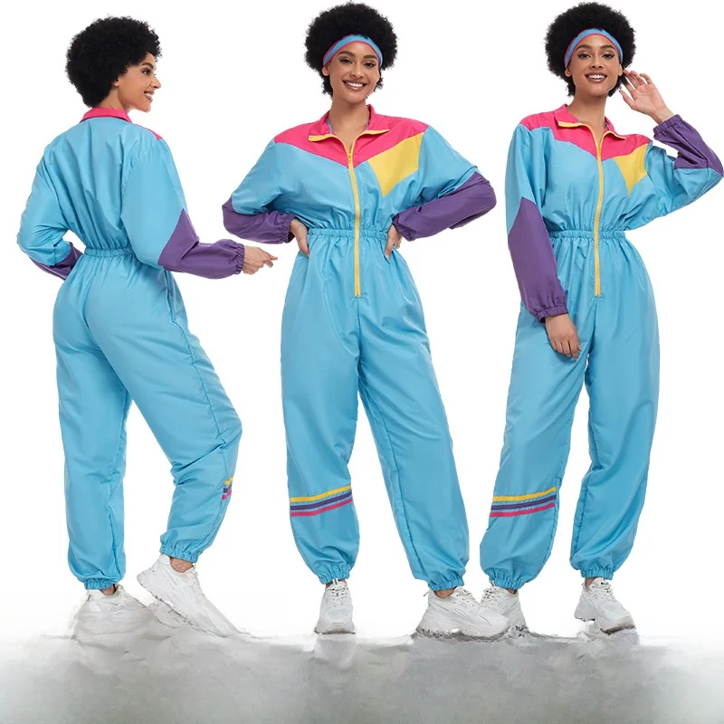 

Retro 70s Disco Halloween Role Play Hippie Native Wildman Performance Costume New Arrival Women's Ethnic Stage Clothing