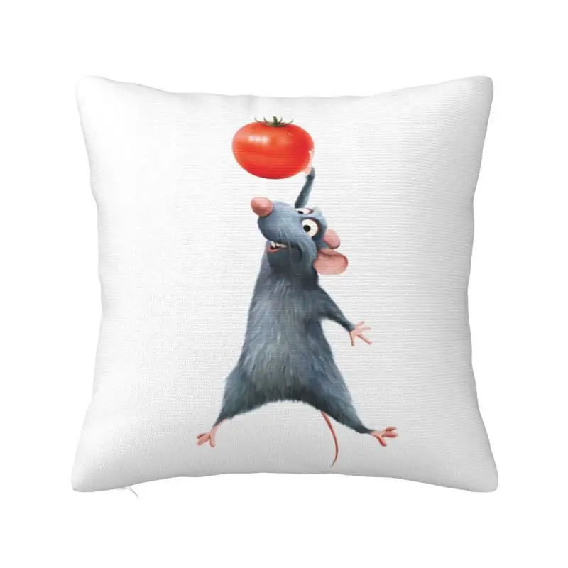 

Luxury Funny Ratatouille Remy Meme Cushion Cover 40*40 cm Soft Throw Pillow Case Decoration Sofa Chair Pillowcase