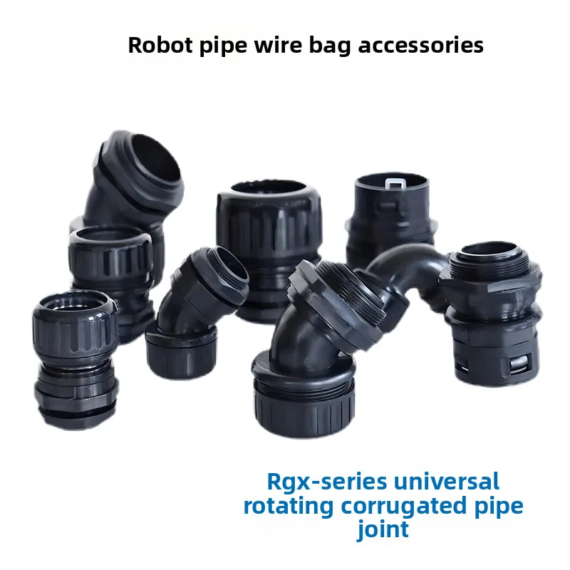 Straight Robot 450K Corrugated Pipe 90Link Degree Win Plastic Hose And Swivel Joint Elbow