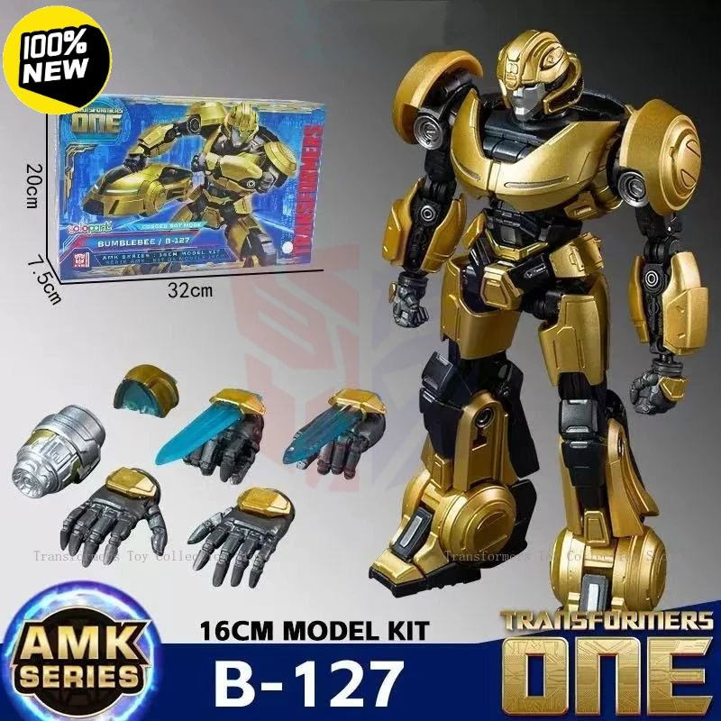 

Spot Transformers Pre assembled B-127 Bumblebee Armed Form ONE Movie Anime Character Collection Handmade Model Toy Birthday Gift