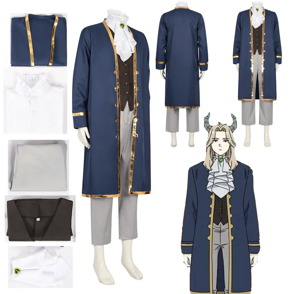 

Fantasia Anime Sousou No Frieren Lugner Cosplay Costume Disguise Adult Men Uniform Jacket Pants Outfits Halloween Carnival Suit