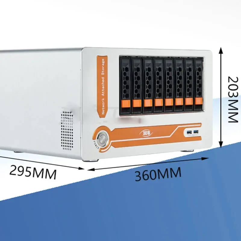 

Nas Series 8-bay Mini Server Hot Plug Chassis Network Data Storage Industrial Control Equipment