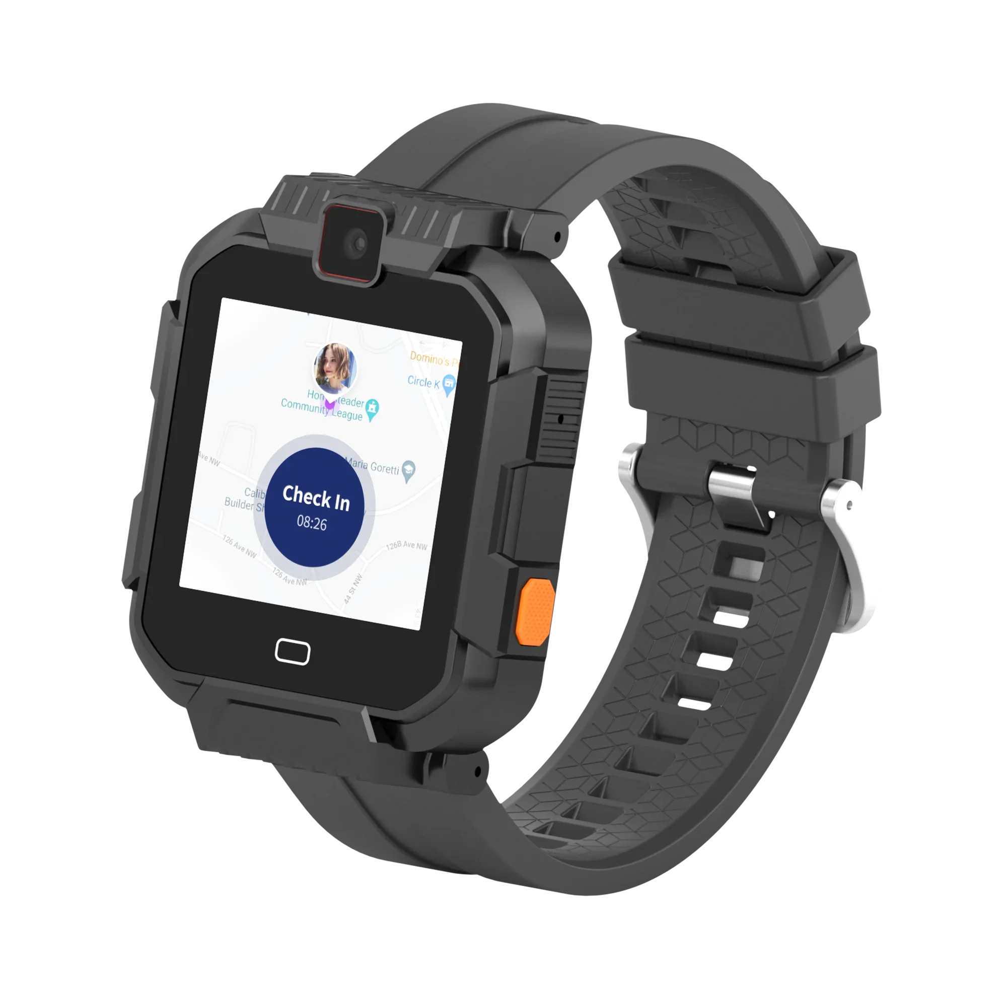 Smart Personal MT2 Alarm Wrist Watch GPS Tracker Safety Gadget Elderly Care Emergency SOS Beacon 4G Wi-Fi Plastic