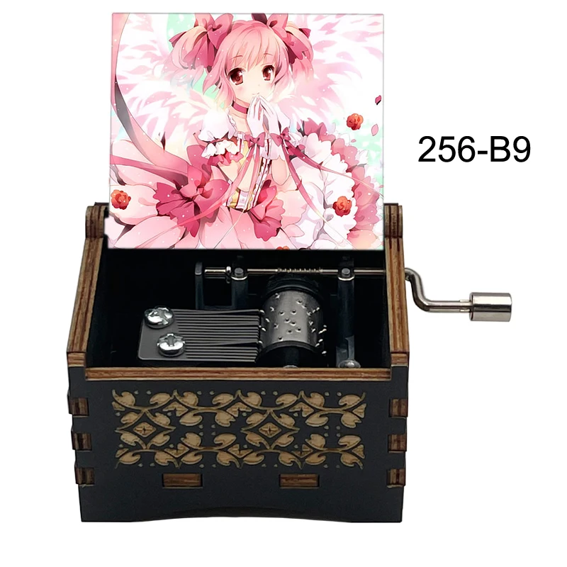 Puella Magi Madoka Magica Anime Wooden Music Box Sis Puella Magica Melody Kaname Akemi Fans Special Cute Gift for Birthday