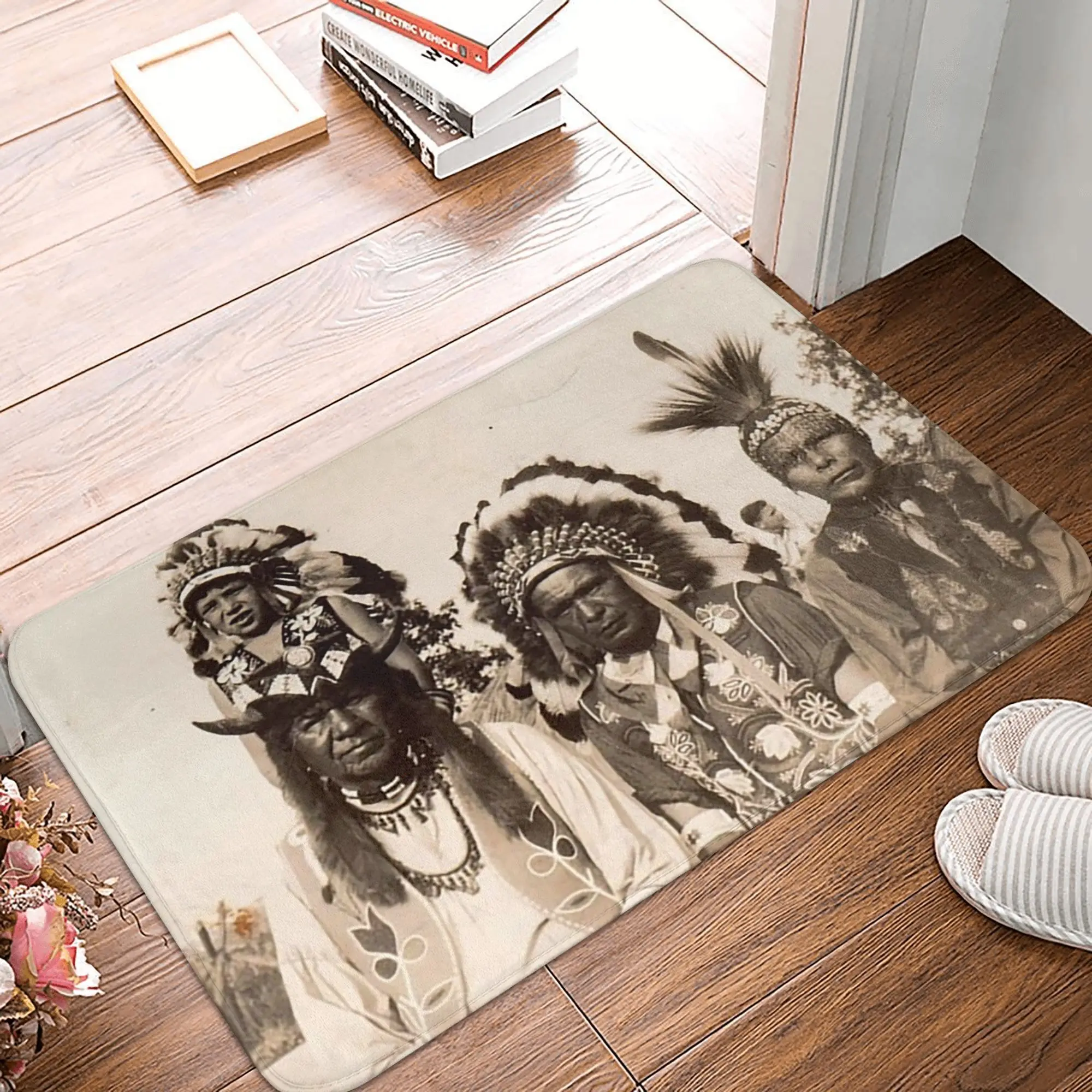 

Shinnecock Powwow, Ca Anti-slip Doormat Floor Mat Antiwear Carpet Rug for Kitchen Entrance Home Living room Footpad Mats