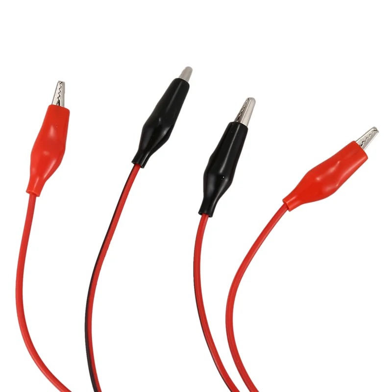 NOCM 4X 1M Double-End Alligator Clips Test Lead Jumper Wire