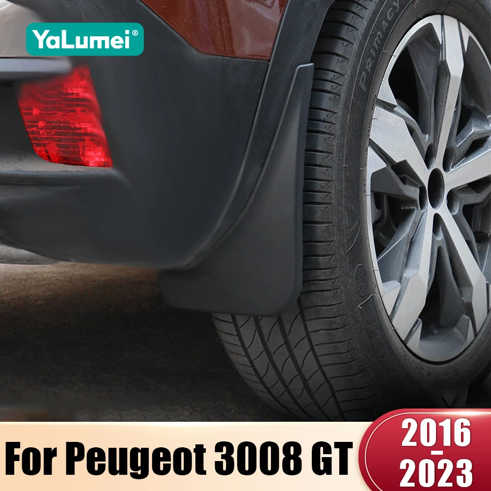 Für Peugeot 3008 GT 2017 2018 2019 2020 2021 2022 2023 3008 GT MK2 Hybrid Auto Schmutzfänger Kotflügel Spritzschutz Kotflügel Zubehör