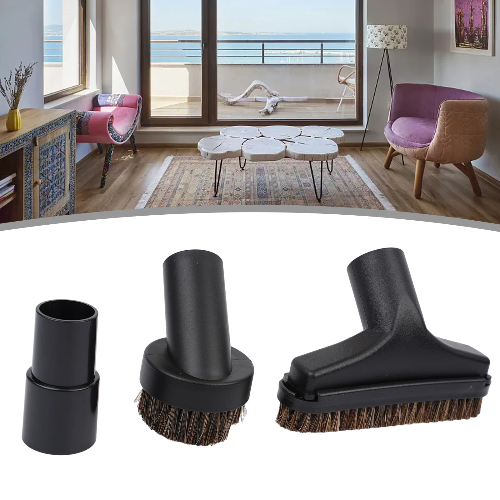 Upholstery Cleaning Water Vacuum Dry Cleaner Filter Square/round Brush Head Nozzle Pc Replacement Parts With 32 / 35mm Adapter