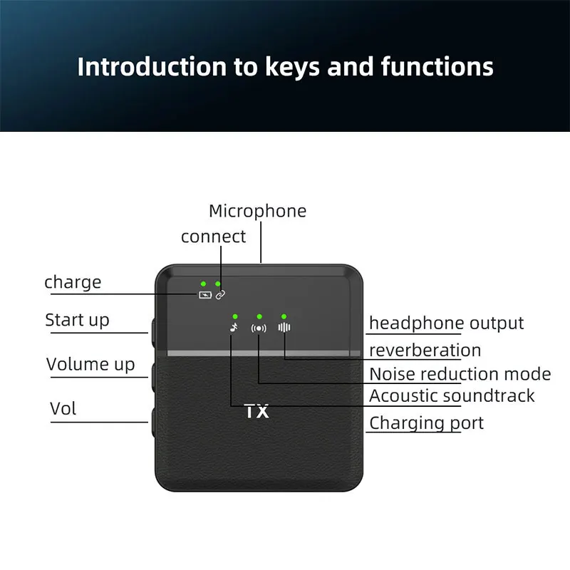 SX8 Lapel Microphone Lavalier Wireless Professional Recording Studio Telsiz Mikrofon Smartphone Tie Micro For Iphone Cell Phone