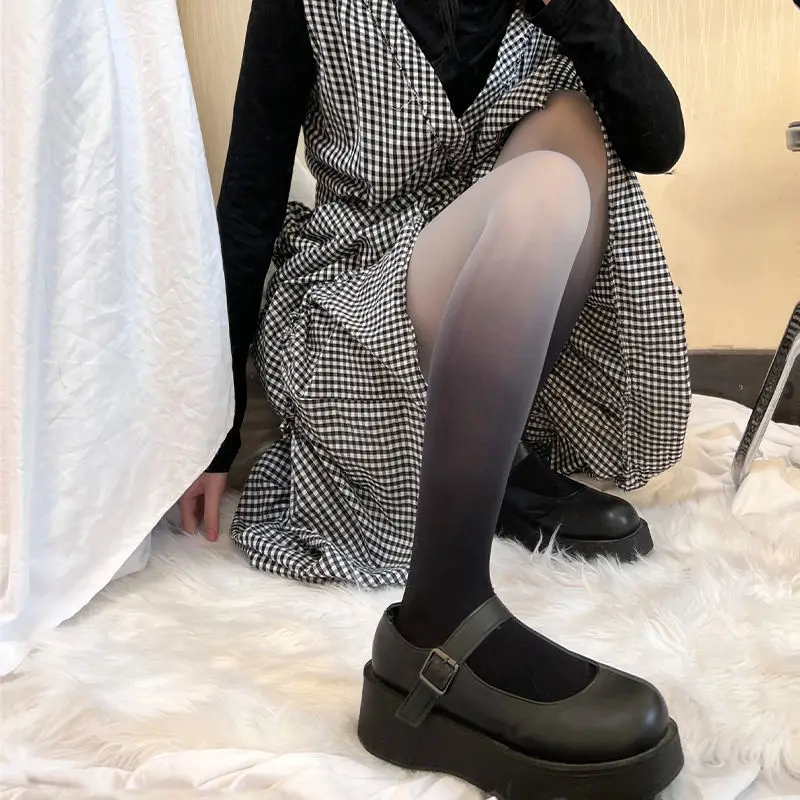 Farbverlauf Frauen Sexy Anime Cosplay Strümpfe Weibliche Lolita Leggings Hängenbleiben Widerstand Farbige Strumpfhosen für Mädchen Strumpfhosen – Detail 3