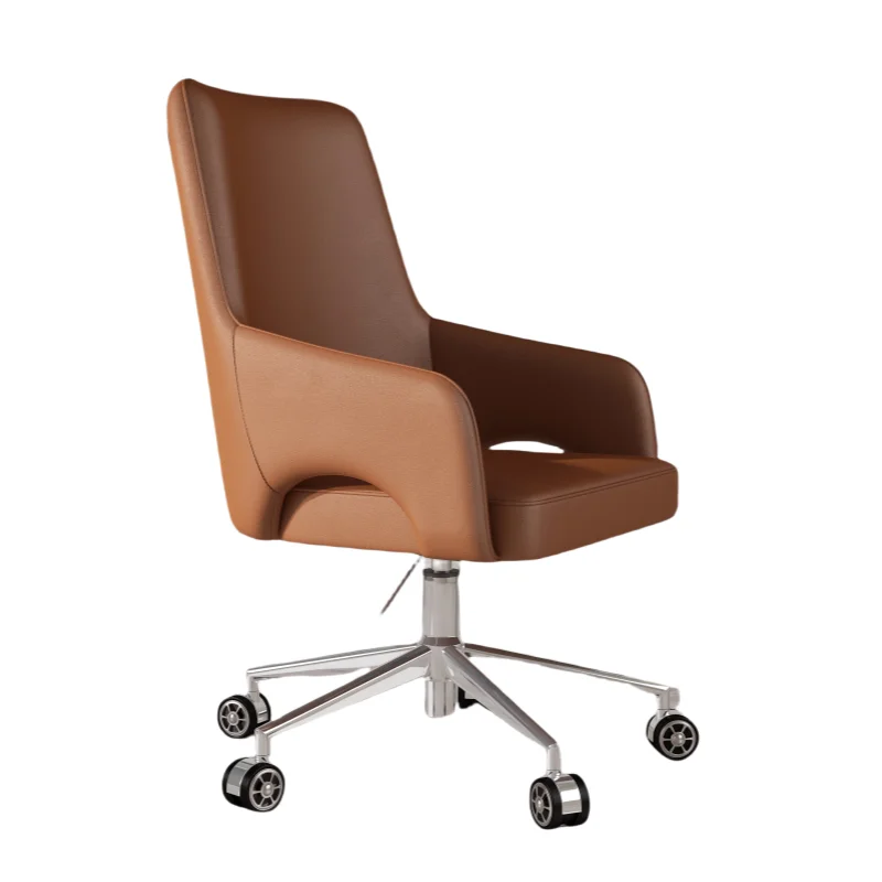 

wt-Leather Computer Office Chair-Ergonomic Adjustable Rotatable with 5-Star Base for Home & Business Use#