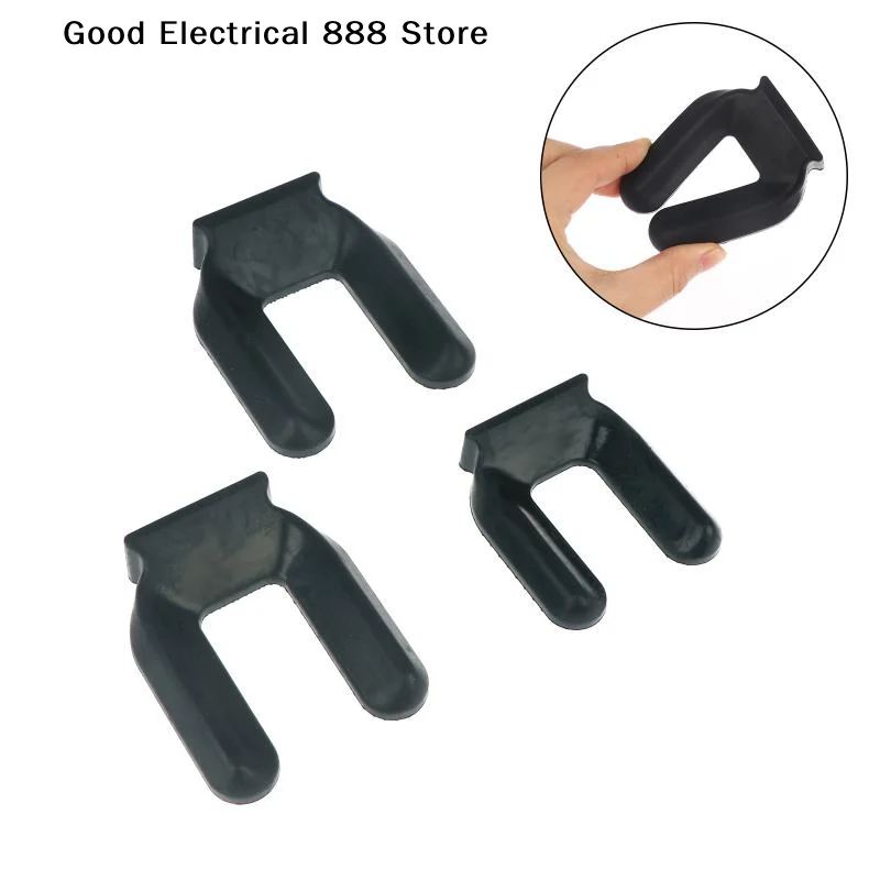 【G】Rubber Office Chair Wheel Stopper Furnitures Foot Wheel Caster Anti-slip Pad Floor Protectors Prevents Scratches Slot Pad