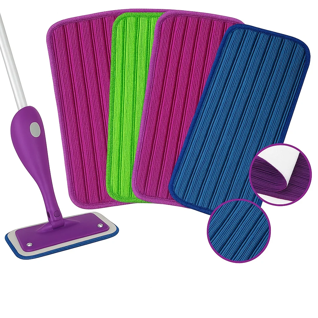Mop Cloth Pad For Swiffer Wet Jet Wet and Dry Reusable Mop Pads Household Cleaning Tool Replacement Accessories Mop Pads