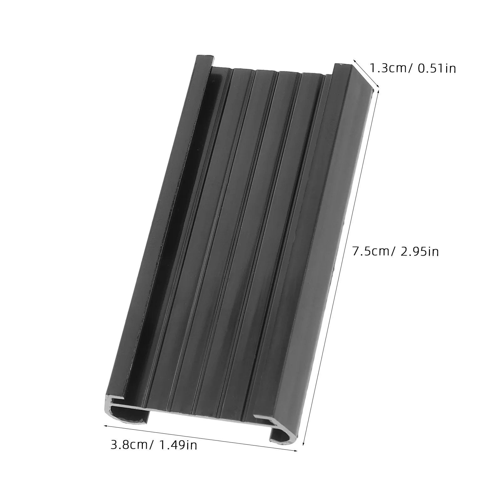 12Pcs Plastic Label Holder for Wire Shelving Display - Professional Organized Merchandise Sign Holder - Compatible with Shelving